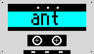 Antpad cassette: the label reads ...ant
